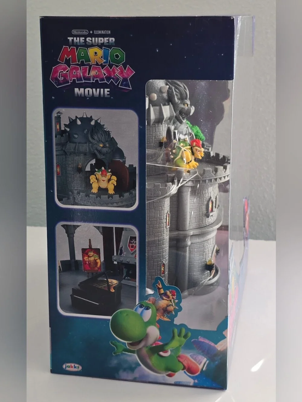 Nintendo Super Mario Galaxy Movie Bowser Castle Playset - Gray